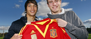 Saúl y Óliver debutaron con la Sub-21